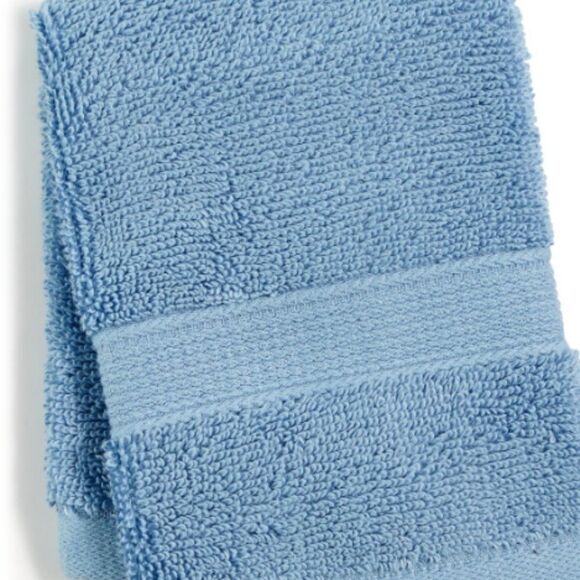 CHARTER CLUB Egyptian Cotton 13" x 13" Wash Towel, Azure Blue - Picture 1 of 1